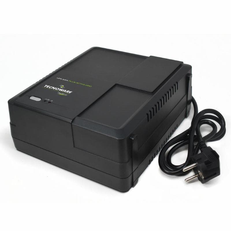 Ups tecnoware era plus active 1200 -fgceraplat1202sch- 1200va/840w ottimiz. alim. pfc attivo x console/nvr/nas +stabiliz +usb