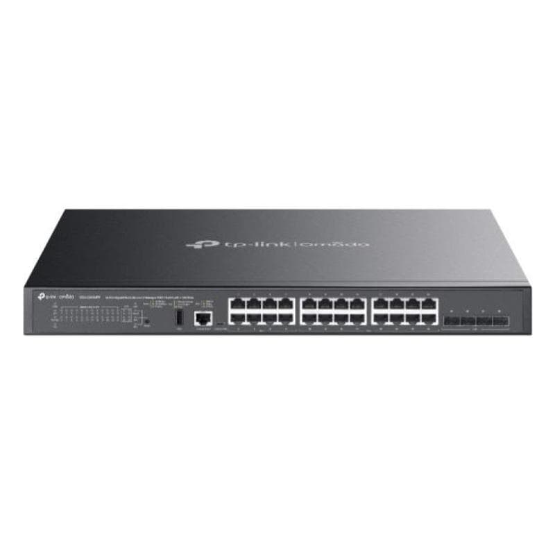 Switch 24p gigabit stackable lite l3 managed poe++ - 4p 10g sfp+ tp-link sg5428xmpp - garanzia a vita