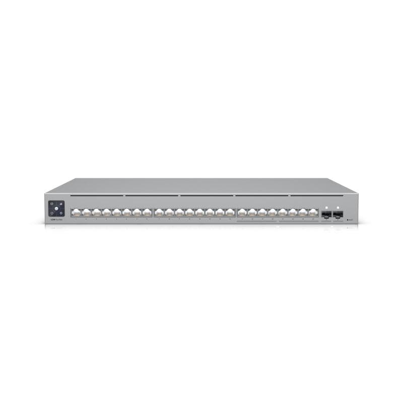 Switch 24p lan gigabit ubiquiti usw-pro-max-24 l3 porte rj45 2.5gbe montaggio rack