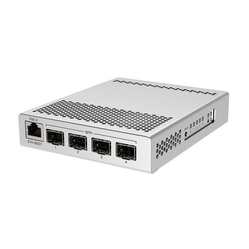 Mikrotik crs305-1g-4s+in switch gestito 1 gigabit 4 sfp+ 10g poe bianco rete