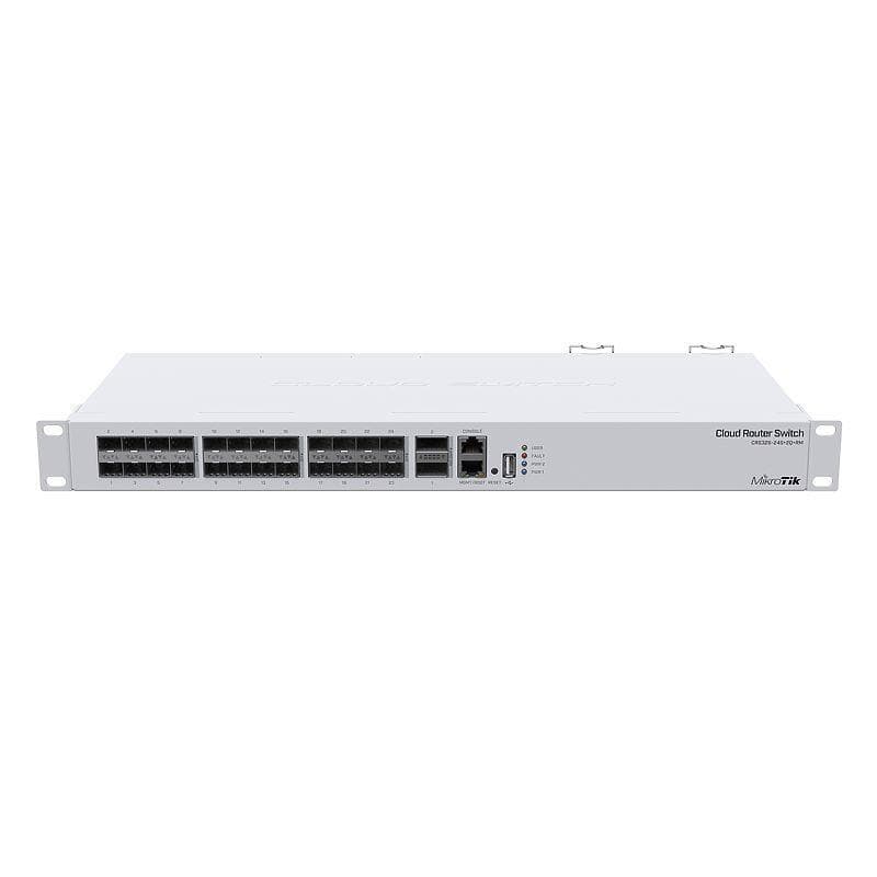 Switch mikrotik crs326-24s+2q+rm 24p. sfp+ 2 p. qsfp+ 1p. gbps routeros/switchos