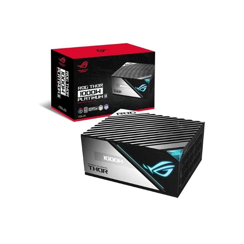 Asus rog thor 1000p2-gaming alimentatore 1.000 w 80 plus platinum 20+4 pin atx nero argento