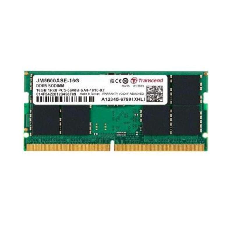 Transcend jetram 16gb ddr5 5.600mhz cl 46 so-dimm data integrity check