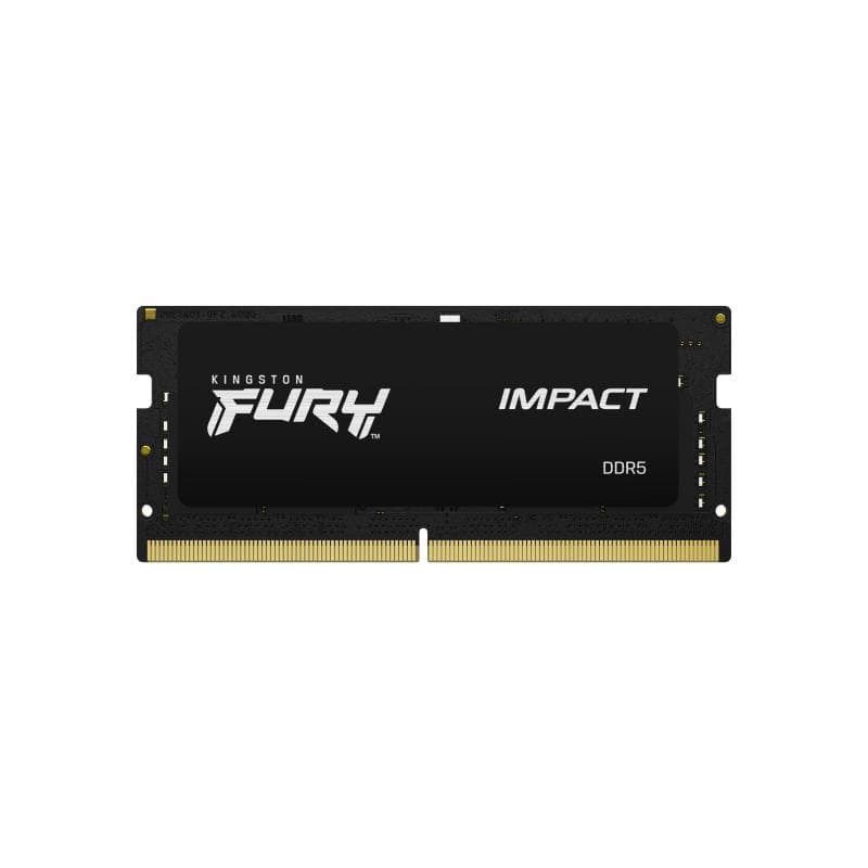 Kingston fury impact 8gb 4800mt-s ddr5 cl38 sodimm memoria gaming per laptop modulo singolo kf548s38ib-8