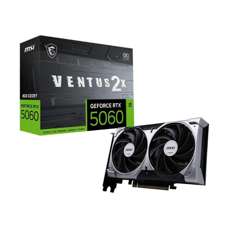 Msi scheda grafica geforce rtx 5060 8gb gddr7 ventus 2x oc - nvidia