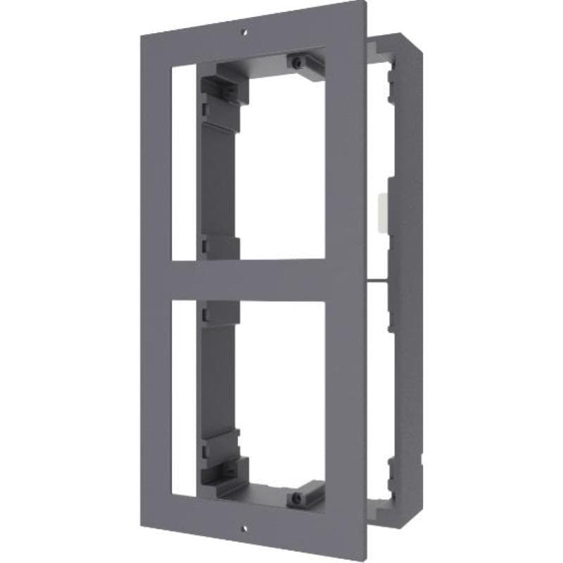 Hikvision cornice 2 moduli da parete intercom plastica nero - ds-kd-acw2