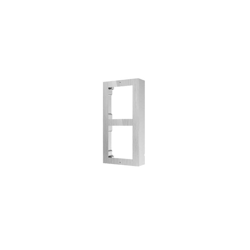 Hikvision cornice 2 moduli da parete intercom silver - ds-kd-acw2/s