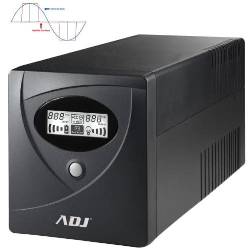 Ups 1 kva desktop line int.server series 4*iec+rj11/45 lcd cbs adj