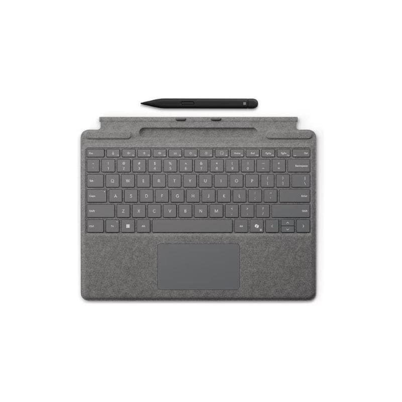 Microsoft surface pro tastiera e slim pen platino
