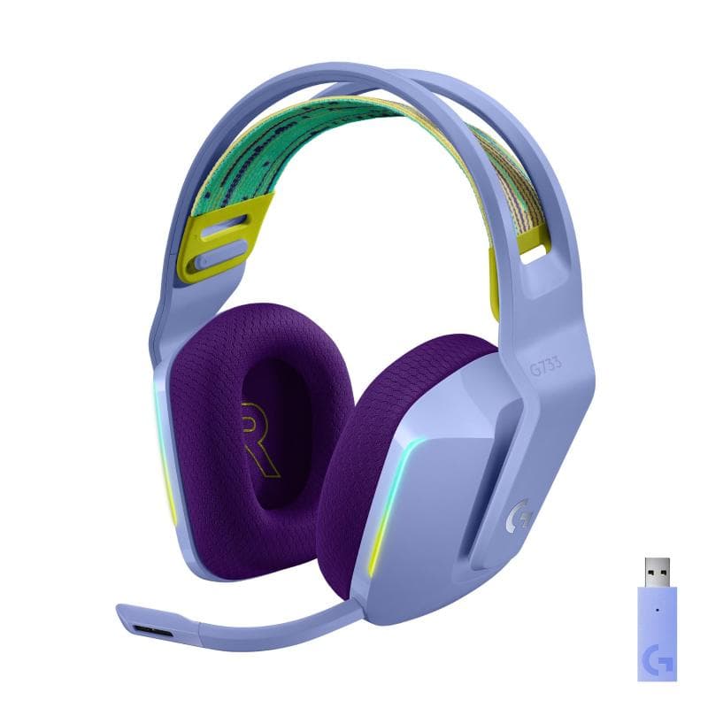Logitech g 981-000890 cuffia e auricolare wireless a padiglione gaming lillà