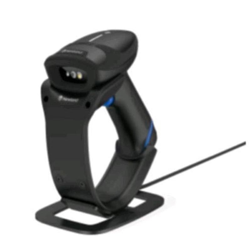 Newland hr33 marlin lettore di codici a barre portatile 1d/2d cmos wireless bluetooth kit con supporto e cavo
