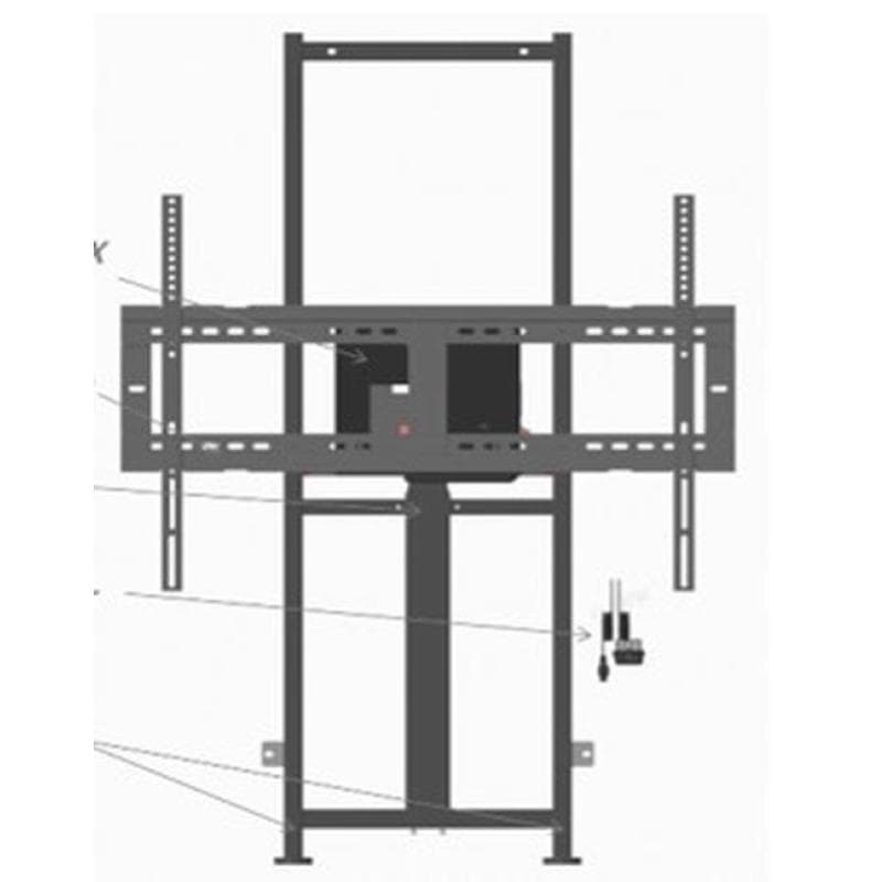 Viewsonic staffa da muro motorizzata vb-stnd-104 800x600 75kg 6500 high