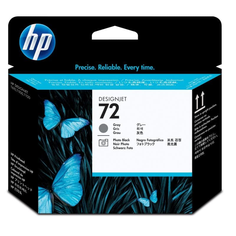 Hpi cartuccia hp 72 c9380a grigio nero per foto per designjet hda pro mfp, sd pro mfp, t1100, t1120,t1200,t1300,t2300,t770,t790,t795
