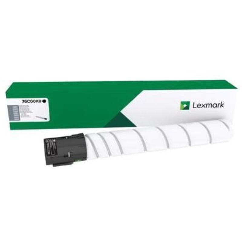 Lexmark 76c00k0 cartuccia toner 1 pz originale nero
