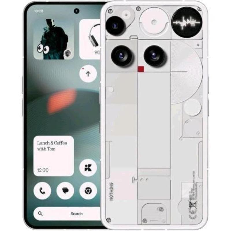 Nothing phone (3) 5g dual sim 6.67 octa core 512gb ram 16gb 5g europa white