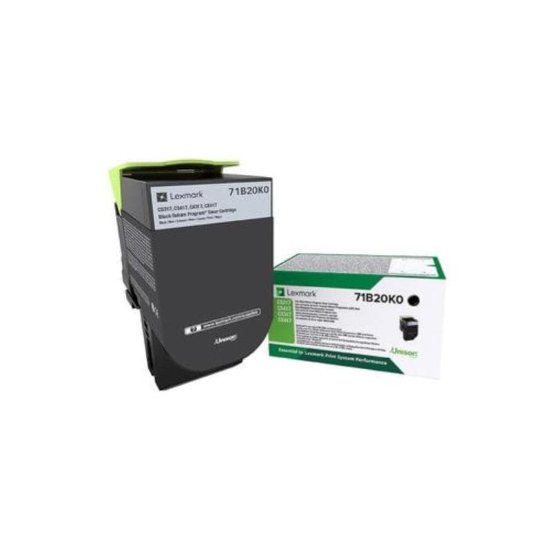 Lexmark toner nero per cs/cx 317/417/517 3000pag return program