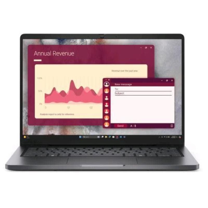 Dell pro 14 pc14250 14 full hd+ intel core 5 120u ram 16gb-ssd 512gb nvme-intel graphics-wi-fi 6e + gigabit lan-win 11 prof nero (f5jgj)