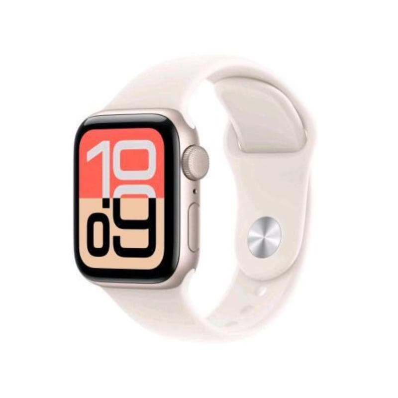 Apple watch se 3 gps 40mm cassa alluminio galassia con sport band galassia - s/m