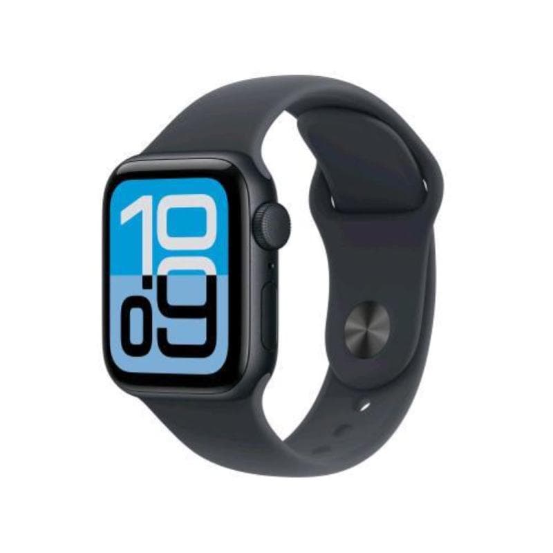 Apple watch se 3 gps 40mm cassa alluminio mezzanotte con sport band mezzanotte - m/l