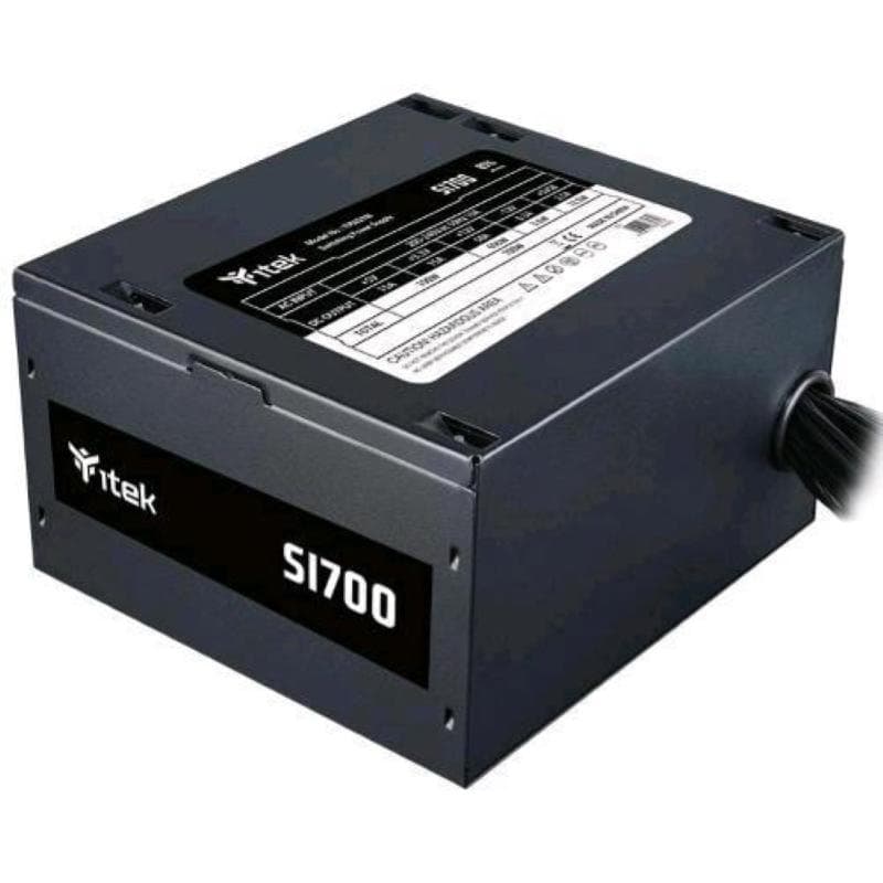 Alimentatore itek si700 700w atx 20+4 pin 80+ pfc attivo, 12cm silent fan - 3 conn. sata - eps (4+4 poli) - itpsesi700
