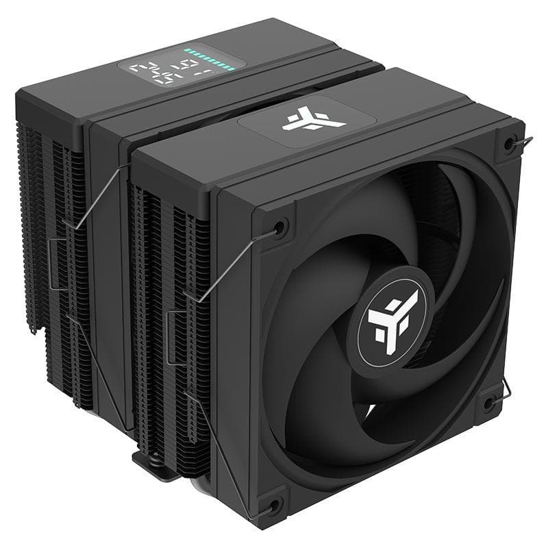 Cooler itek icy-6hat (raff. aria) 250w tdp, 6 hp, 12cm argb fan,temper. digital display+sw -skt universale - itaci6hat