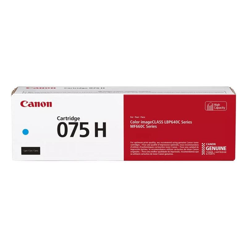 Canon 075 h cartuccia toner 1 pz originale ciano