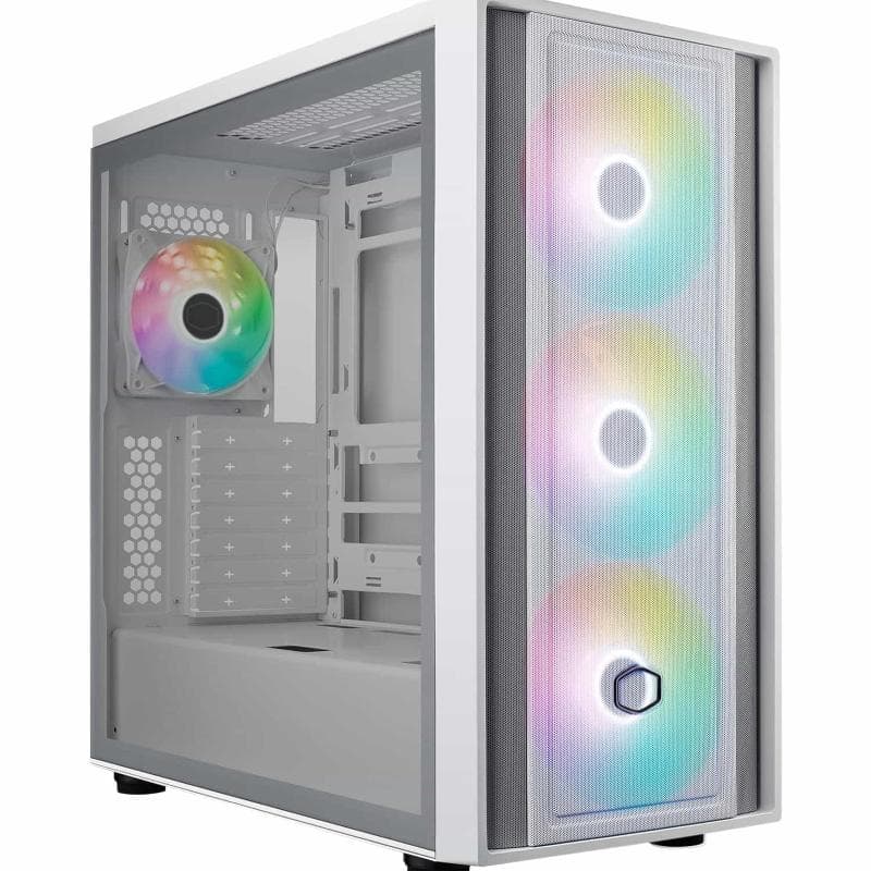 Cooler master case supporto mb connettori retro 4 ventole argb (3x140 fronte, x120 r