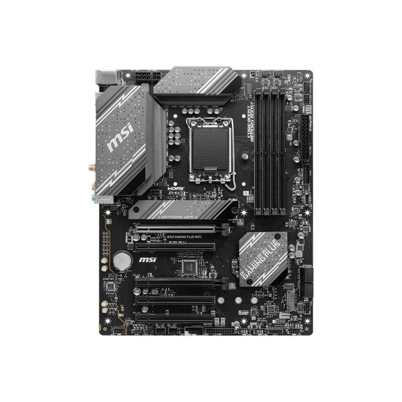 Msi mb b760, b760 gaming plus wifi, lga 1700, 4ddr5, 5pci-ex16, 3m.2, 4sata3, matx