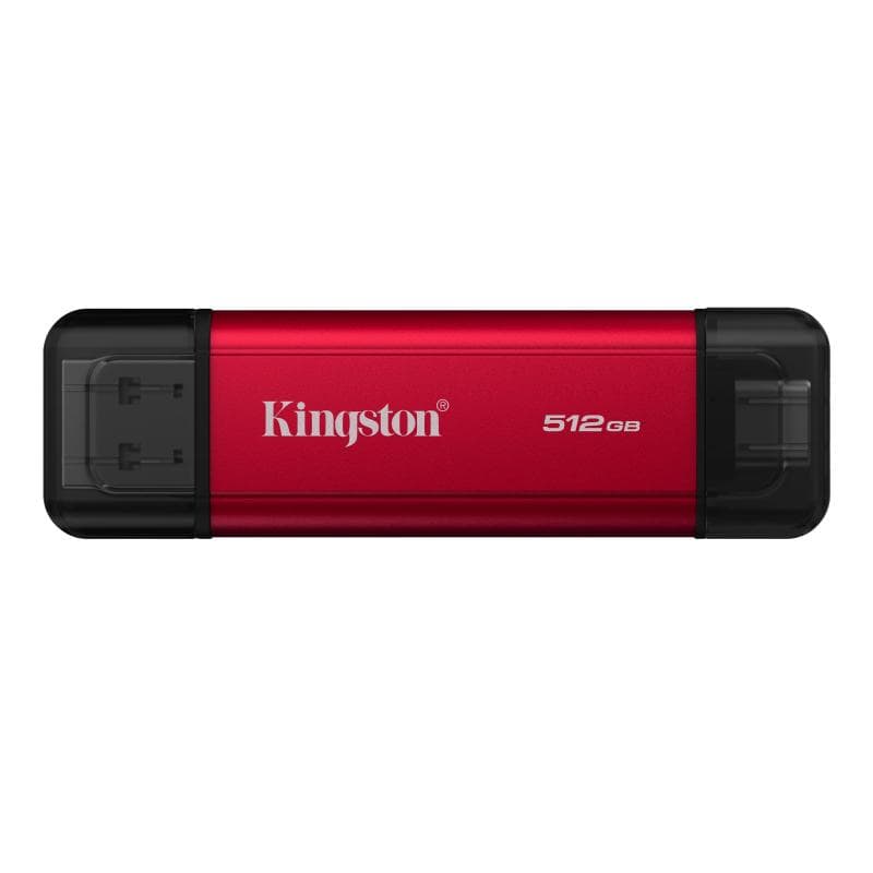 Ssd esterno 512gb portable usb+usb-c spsd/512gb kingston read:1050mb/s - write:950mb/s