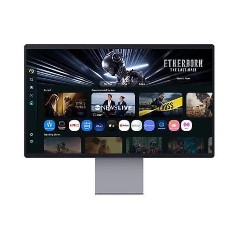 Samsung smart monitor 32 oled 16:9 4k uhd 0,03ms 250 cdm 165hz, pivot, dp/hdmi, multimediale, smart monitor m9
