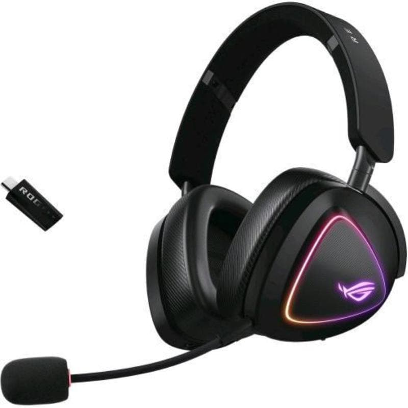 Asus a701 rog delta ii cuffie gaming con microfono wireless bluetooth usb-c