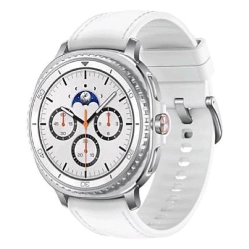 Samsung galaxy watch 8 classic 3,3 cm (1.3) amoled 46 mm digitale 438 x 438 pixel touch screen argento wi-fi gps (satellitare)