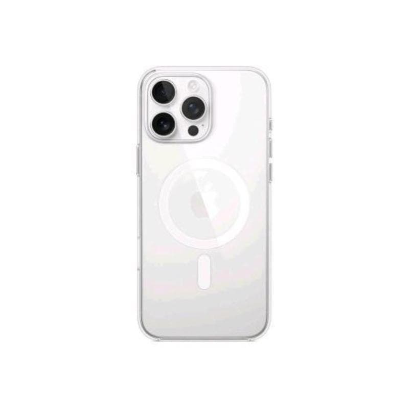 Apple iphone 16 pro max clear case cover magsafe in policarbonato trasparente