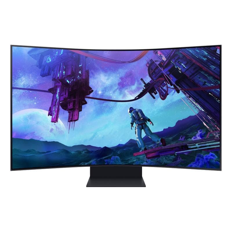 Samsung monitor gaming odyssey ark 2ª gen. da 55\ uhd curvo