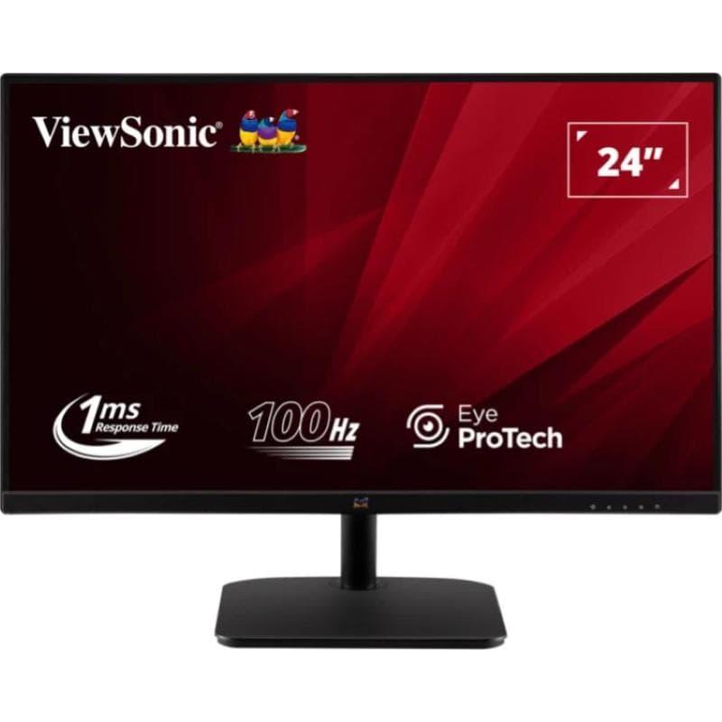 Viewsonic mon 24ips fhd vga hdmi black frameless dp mm