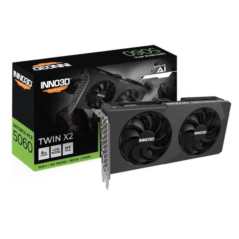 Scheda video geforce rtx 5060 8 gb twin x2 gddr7 (n50602-08d7-195071n)