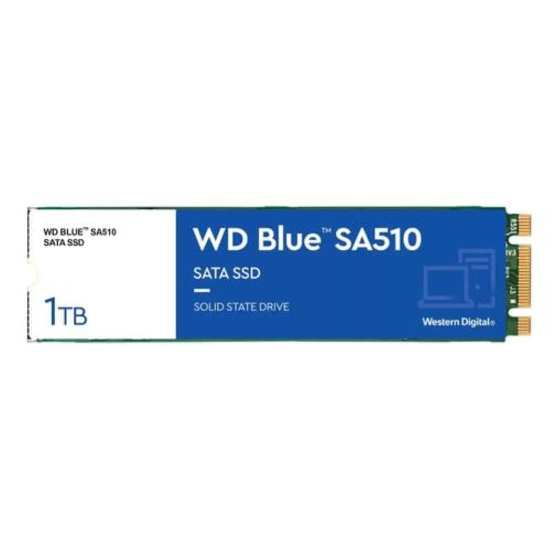 Western digital ssd blue interno sa510 1tb m.2 sata r/w 560/480