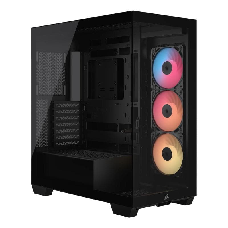 Corsair 3500x rs-r argb case midi tower vetro temperato no-power mini-itx/matx/atx/e-atx