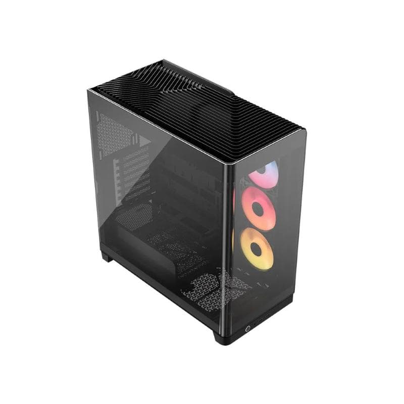 Corsair 4500x rs-r argb case midi tower vetro temperato no-power mini-itx/matx/atx/e-atx