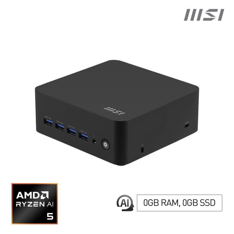 Msi microstar pc msi cubi 5 amd r5 bb no hdd/ram r5-8645hs wifi h/d vesa