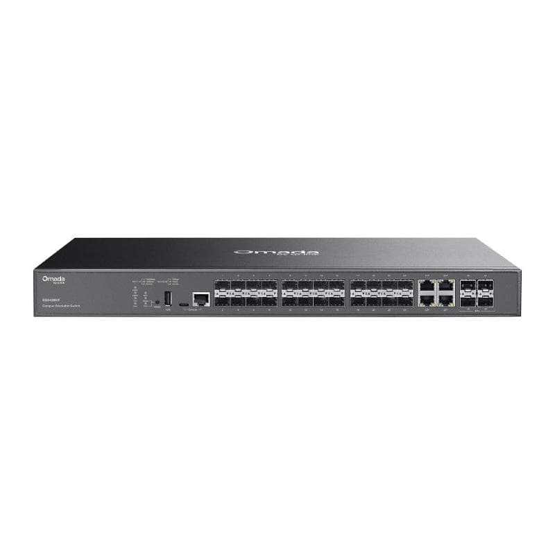Switch 24p lan gigabit tp-link sg5428xf sfp stackable lite l3 4slot 10g-20slot sfr gigabit 4p combo sfp/rj45 gigabit 4slot sfp+