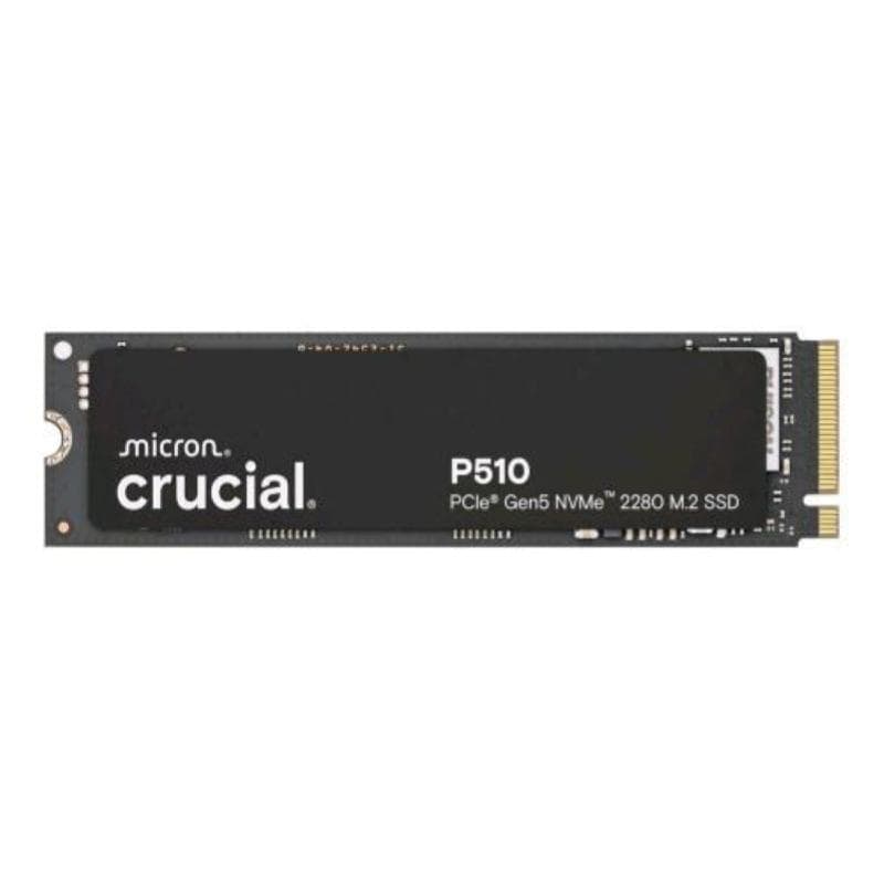 Crucial p510 ssd 1tb interno m.2 2280 nvme pci express 5.0 x4 nero