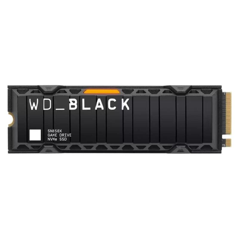 Western digital sdd interno black sn580x 2tb m.2 pcie r/w 7300/6000 gen 4x4