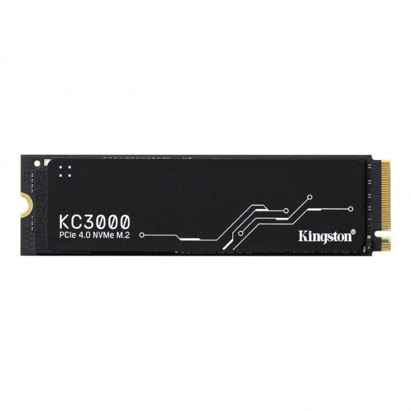 Kingston ssd interno kc3000 2tb m.2 2280 pcie 4.0 r/w 7000/7000 mb/s