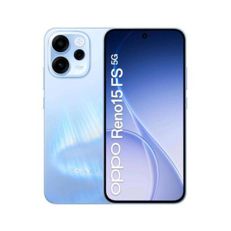 Oppo reno 15fs 5g dual sim 6.57 octa core 512gb ram 8gb 5g italia aurora blue