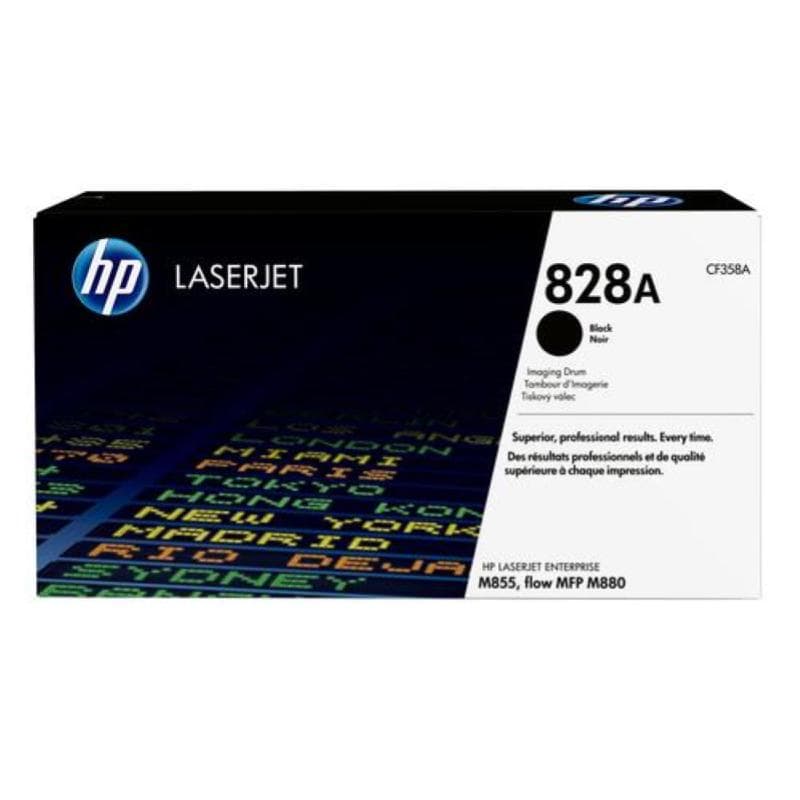Hp toner nero, 828a laserjet imaging drum, scatola danneggiata