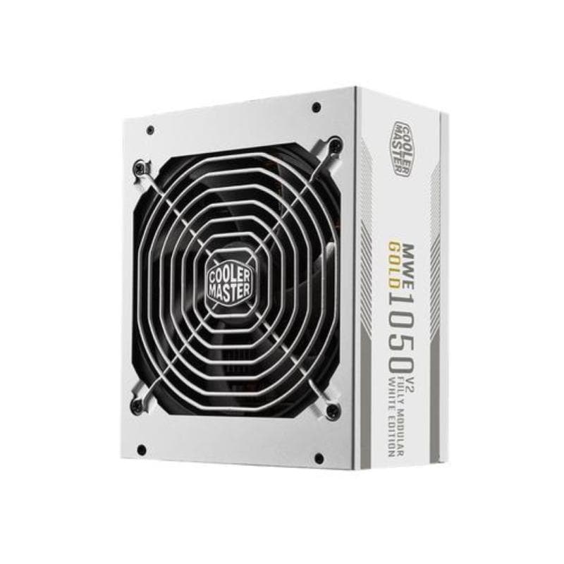 Cooler master mwe gold 1050 v2 atx 3.1 1050w 80 gold full modulare ventola 120mm bianco
