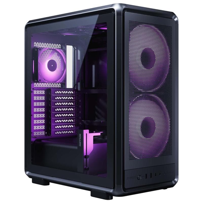 Cooler master frame 500 mesh argb black mb atx/maatx miitx modulare 3 ventole 2x200mm front 1x12