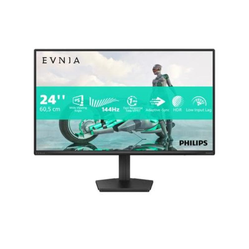 Philips monitor 23,8 led ips fhd 16:9 4ms 300 cdm 144hz, dp