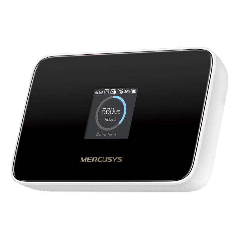 Mercusys hotspot mobile wifi 4g lte 150mbps 2,4ghz 4g cat 4 150/50mbps build in